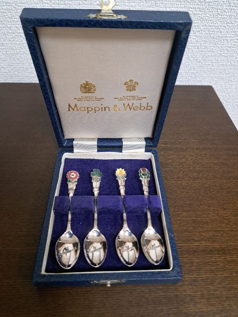 Mappin&Webb　銀製品　スプーン４本 箱付