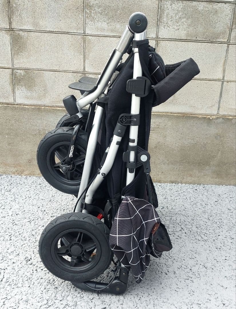 【お値下】マウンテンバギーデュエット　専用レインカバー付き　双子ベビーカー