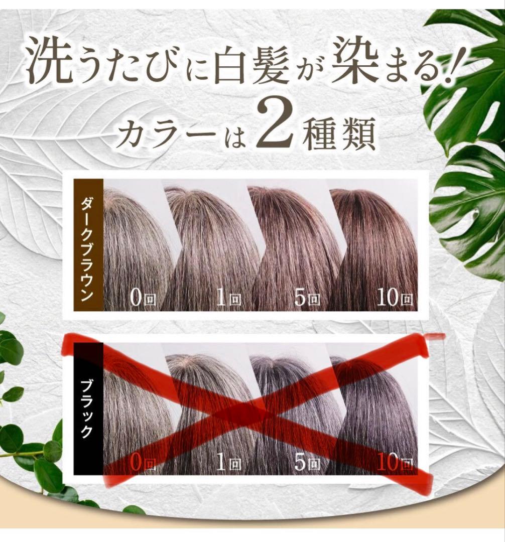 【フューチャーラボ】ボタニカルカラーシャンプー ダークブラウン 4本セット