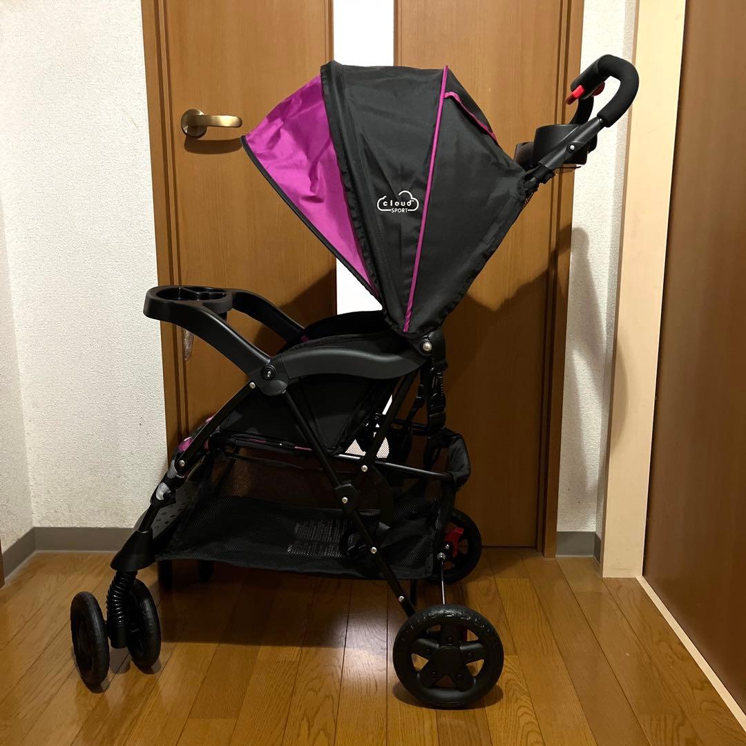 コルクラフト ベビーカー ピンク B型ベビーカー 22kg 大きい子用 バギー