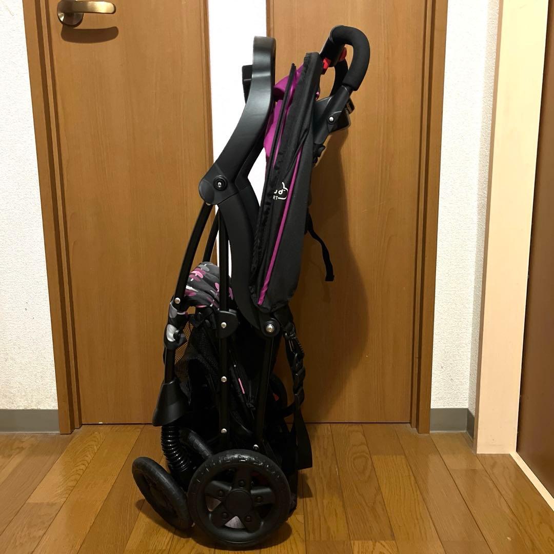 コルクラフト ベビーカー ピンク B型ベビーカー 22kg 大きい子用 バギー