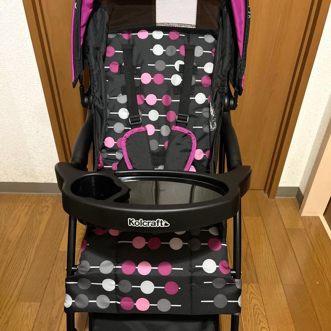 コルクラフト ベビーカー ピンク B型ベビーカー 22kg 大きい子用 バギー