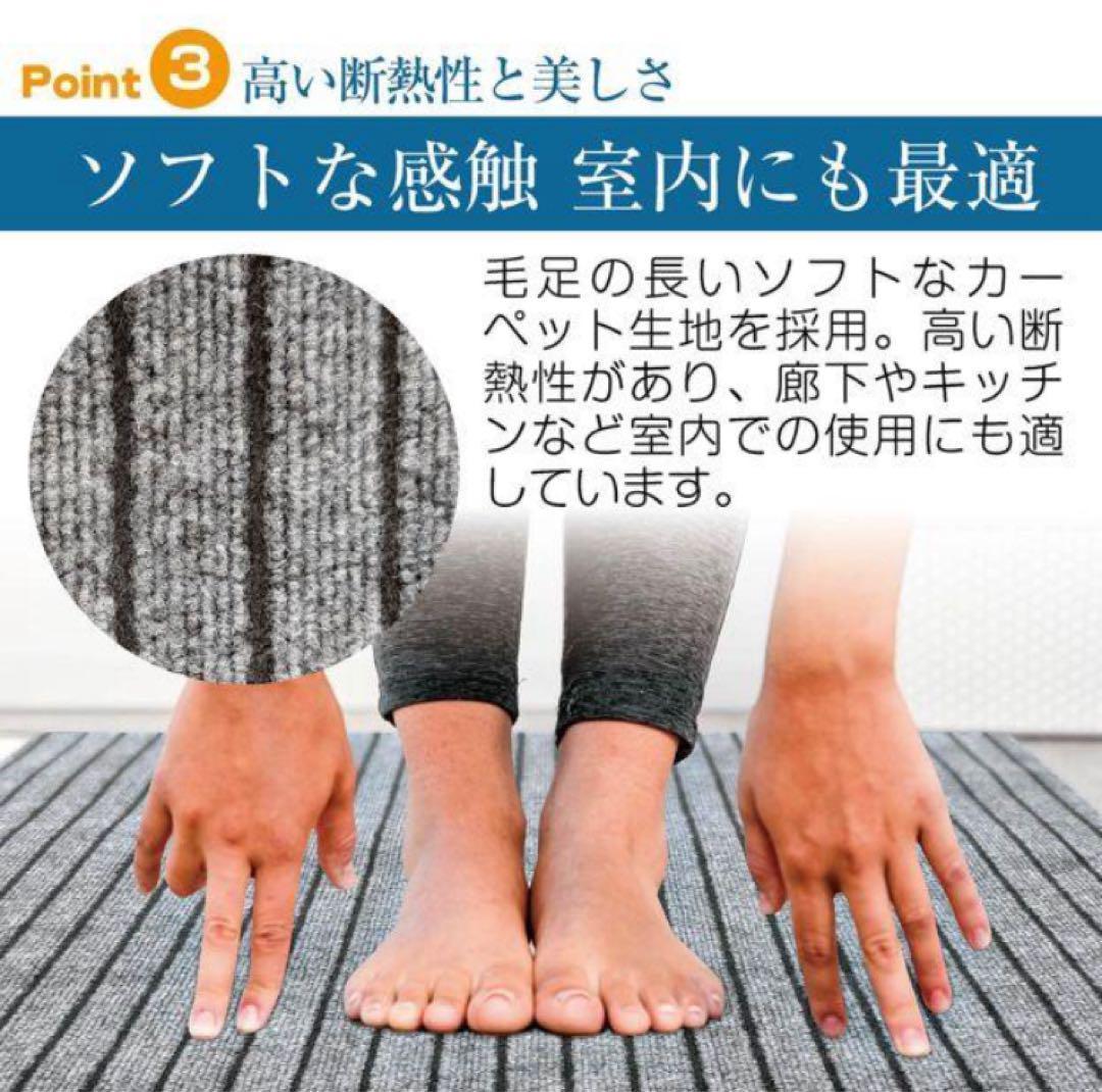 玄関マット フロアマット 屋内外兼用 裁断自由 90cm×7m◯