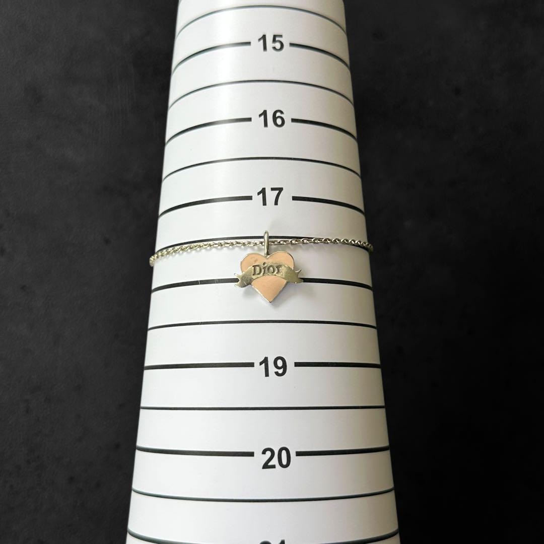 希少✨Dior Pink heart SV925 Bracelet