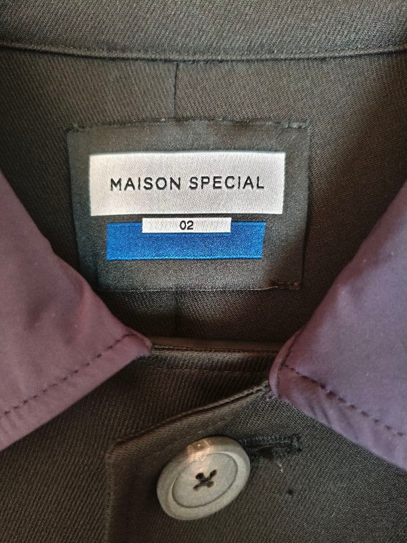 メゾンスペシャル インサイドアウトプライムオーバーステンカラーコート