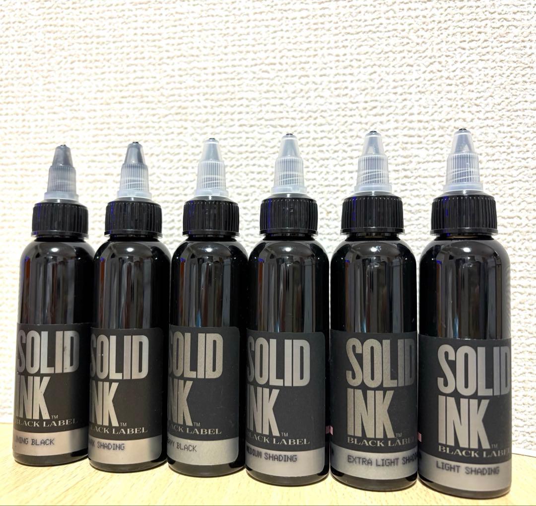 SOLID INK｜BLACK LABEL 6本セット