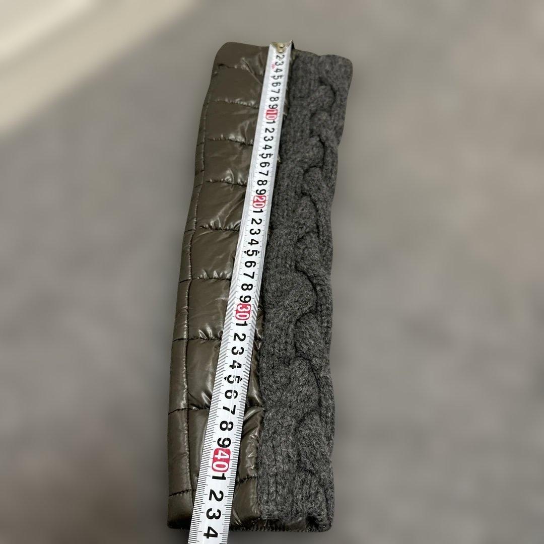 ヘルノグレー ケーブル編み ハイネックニットベストダウン