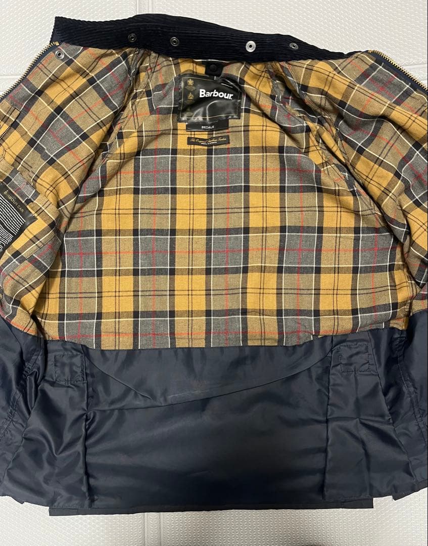 Barbour bedale ネイビージャケット（ピンバッジ付）