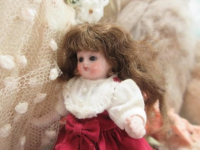 みにみに可愛い　ケストナー　アンティーク　ミニョネット　☆8.5㎝