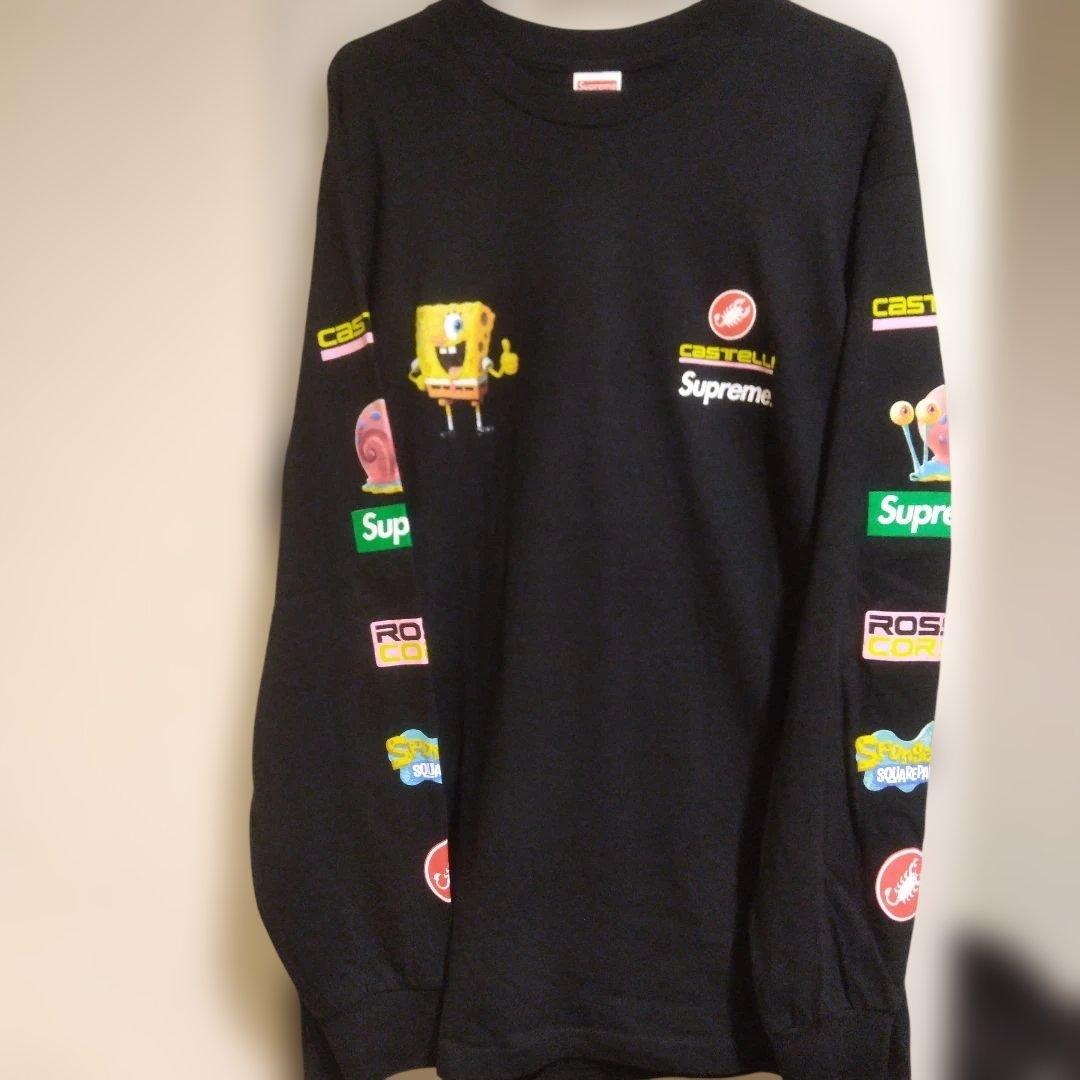 Supreme スポンジボブ ロングスリーブ Tシャツ M