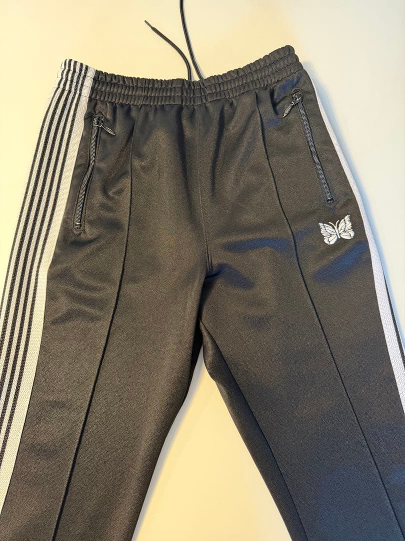 【正規品】ニードルス　ナロートラックパンツ　XS ブラック【Needles】