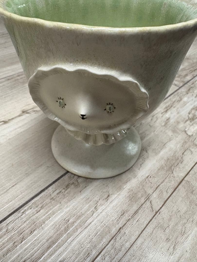 もりはるか　フリル猫ゴブレット✨新品未使用✨