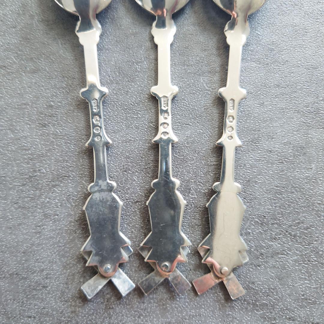 希少 美品 オランダ製 835シルバー スプーン 3点