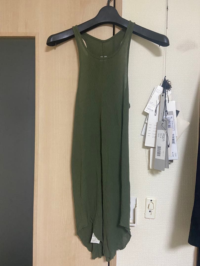 リックオウエンス　リブタンク　タンクトップ