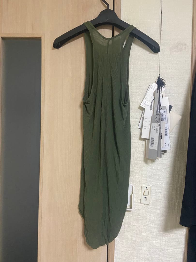 リックオウエンス　リブタンク　タンクトップ