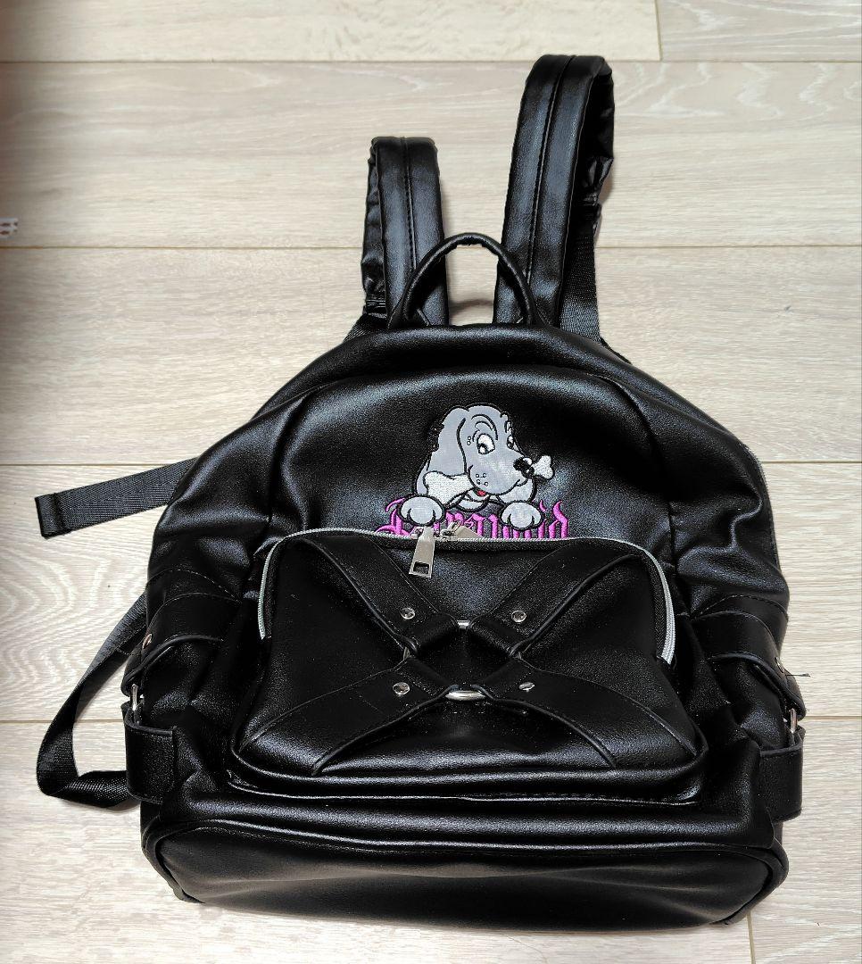 [希少]ガルフィー リック バック 紫 黒 地雷系 サブカル GALFY 犬