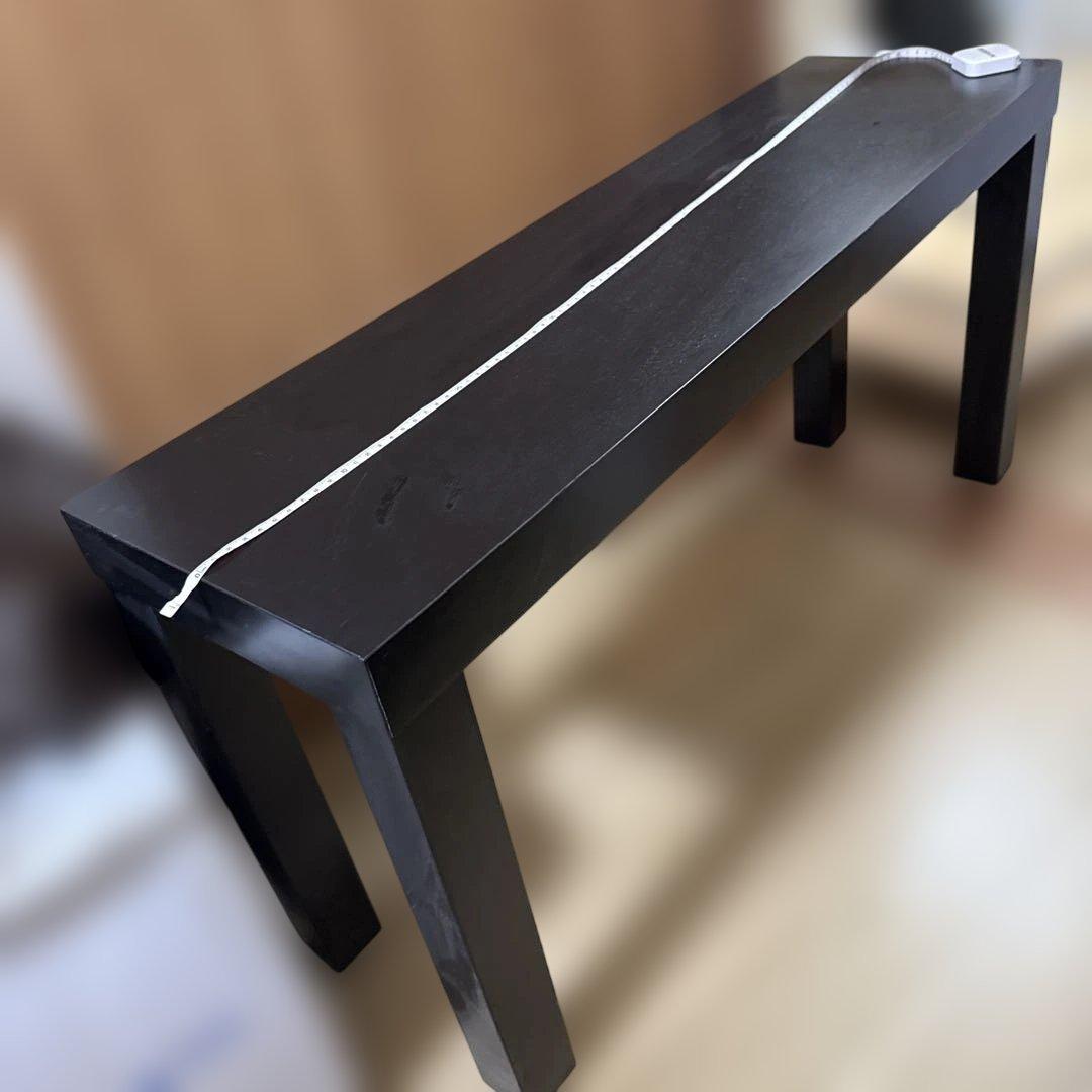 黒のカウンターテーブル 約46x90x26cm