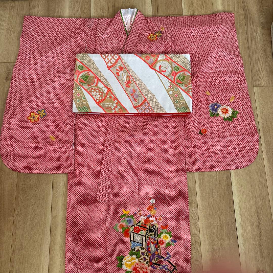 【専用】七五三 ７歳　着物　総絞り