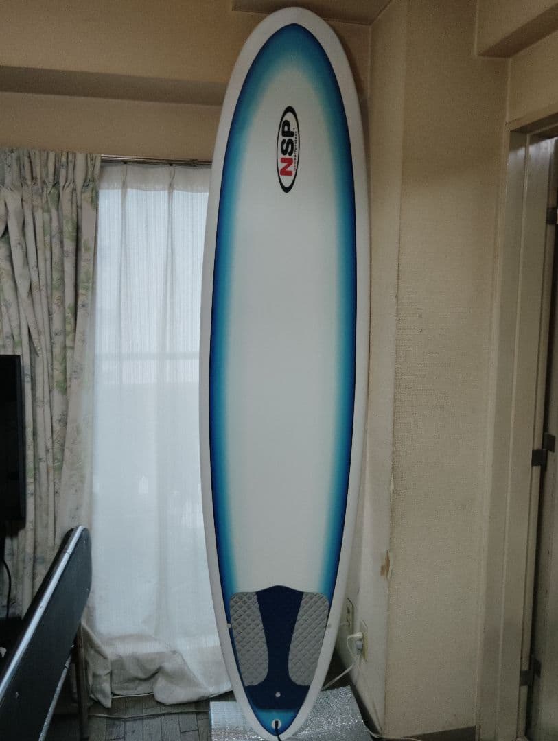 NSPサーフボード、7.6．ファンボード、横浜市南区高根町にて手渡し希望です