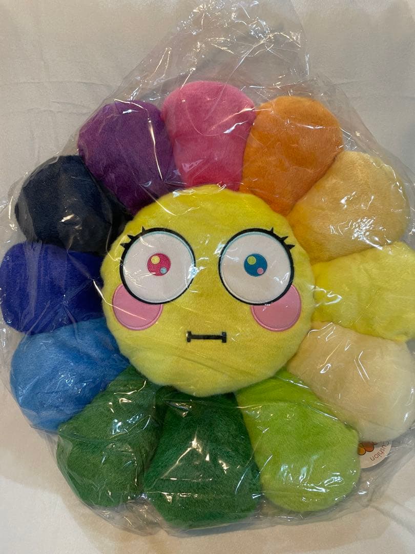 村上隆　kaikai kiki フラワー　クッション　60cm 顔文字　絵文字