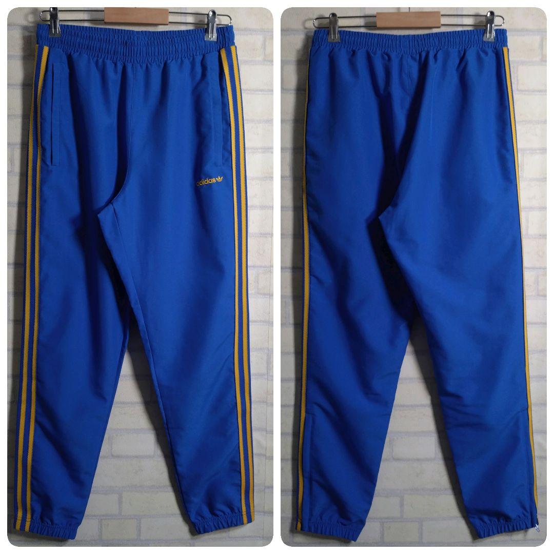 アディダス★美品 SST スーパースター セットアップ ジャージ 上下 青 L