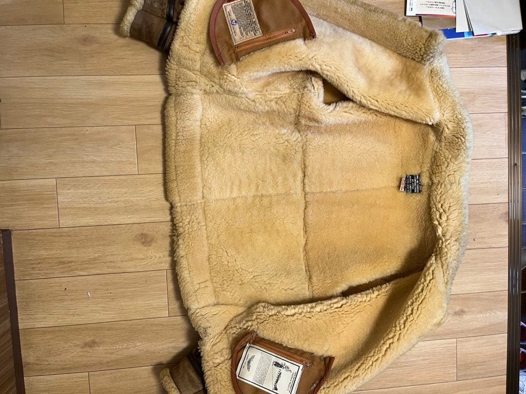 AVIREX B-3 ムートンフライトジャケット USA製 サイズ38