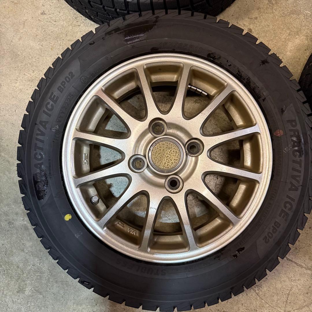 送料込み！ 155/65R13 軽自動車 スタッドレス タイヤ ミラ ムーヴ