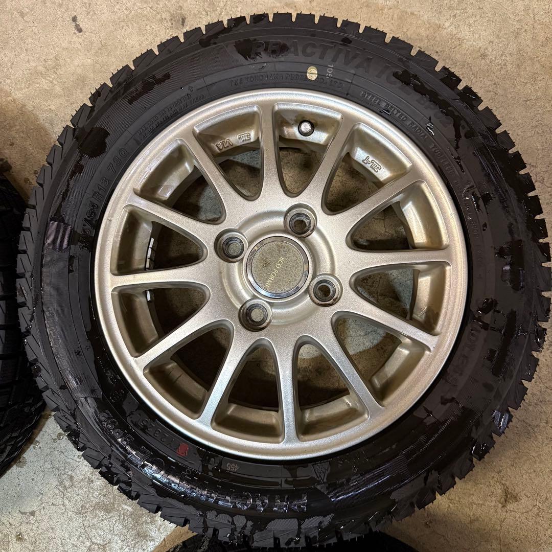 送料込み！ 155/65R13 軽自動車 スタッドレス タイヤ ミラ ムーヴ
