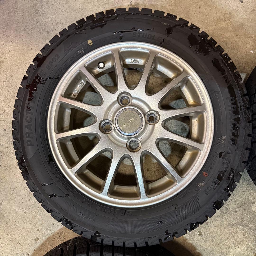 送料込み！ 155/65R13 軽自動車 スタッドレス タイヤ ミラ ムーヴ