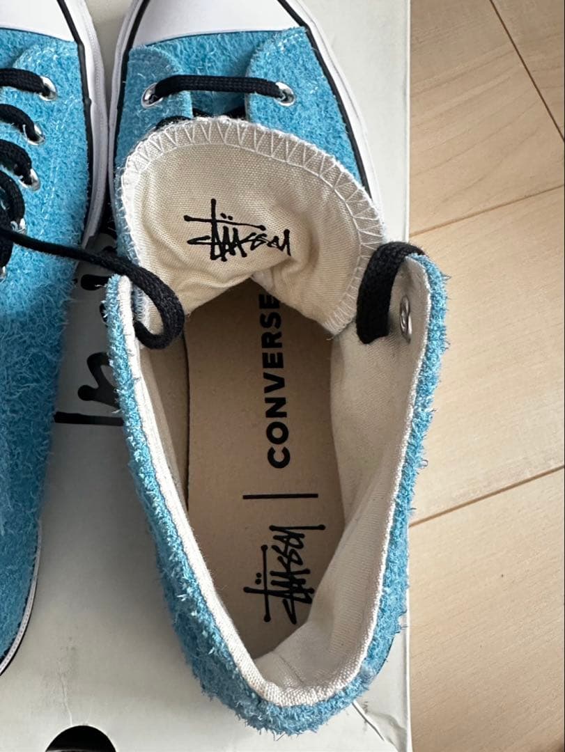 CONVERSE STUSSY コラボ スニーカー 青