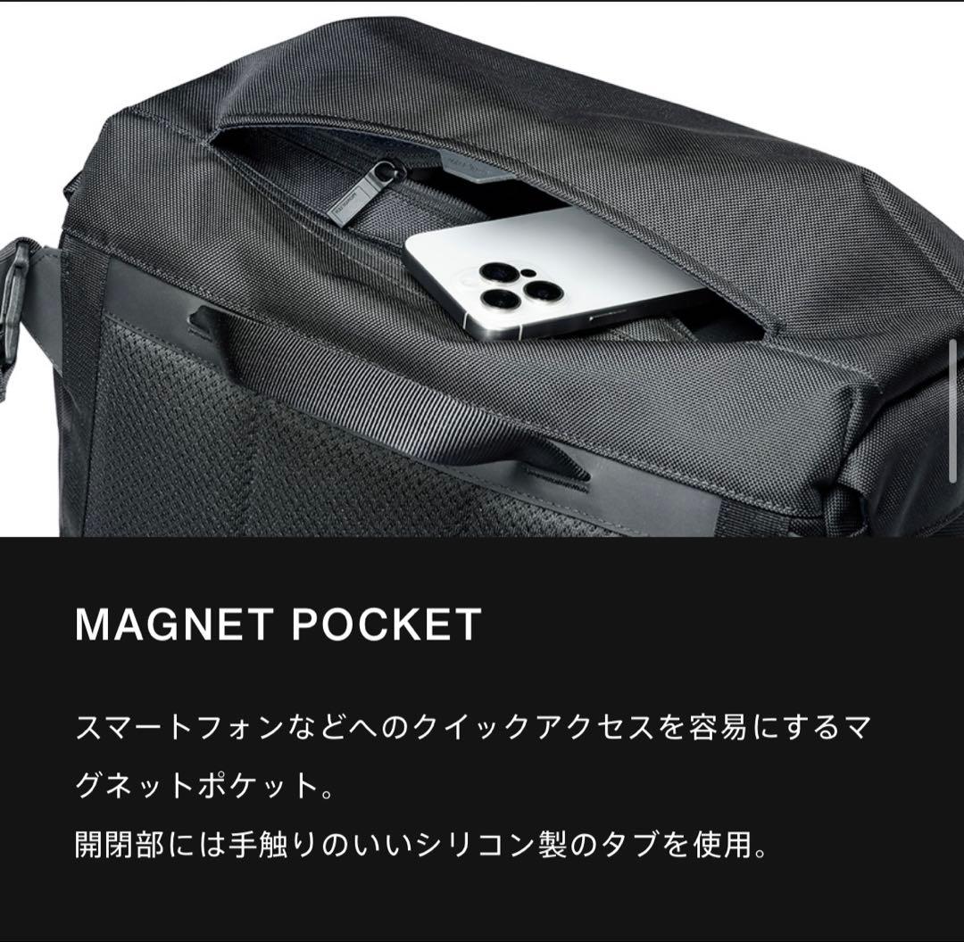 モノリス　ショルダー　プロ　フラップ　黒　Mサイズ
