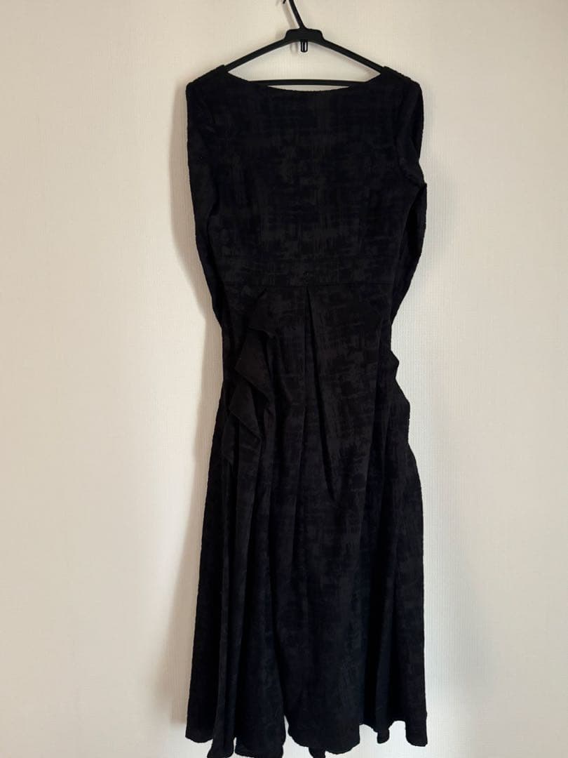 LAUBE BLANC ブラックロングドレス