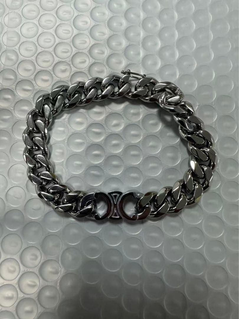 CELINE チェーンブレスレット ステンレス