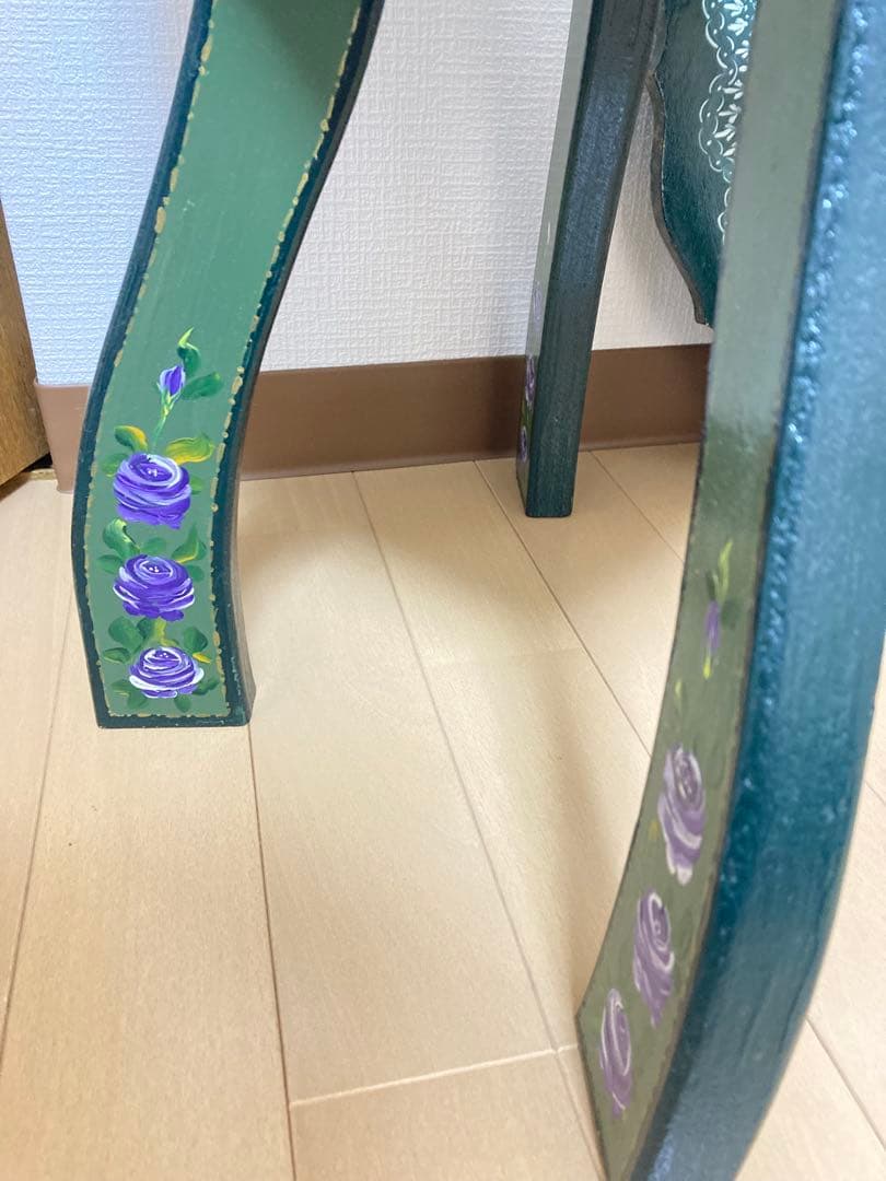 【気まぐれ価格‼️】トールペイント 飾り台 サイドテーブル 壁掛け