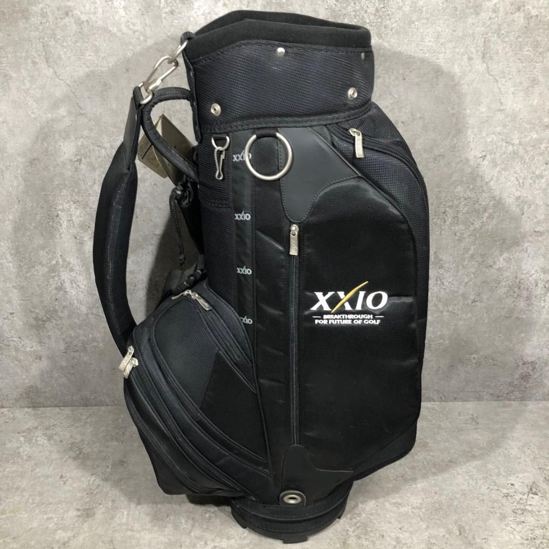 未使用 XXIO ゼクシオ キャディバッグ ゴルフ バッグ 黒 ブラック