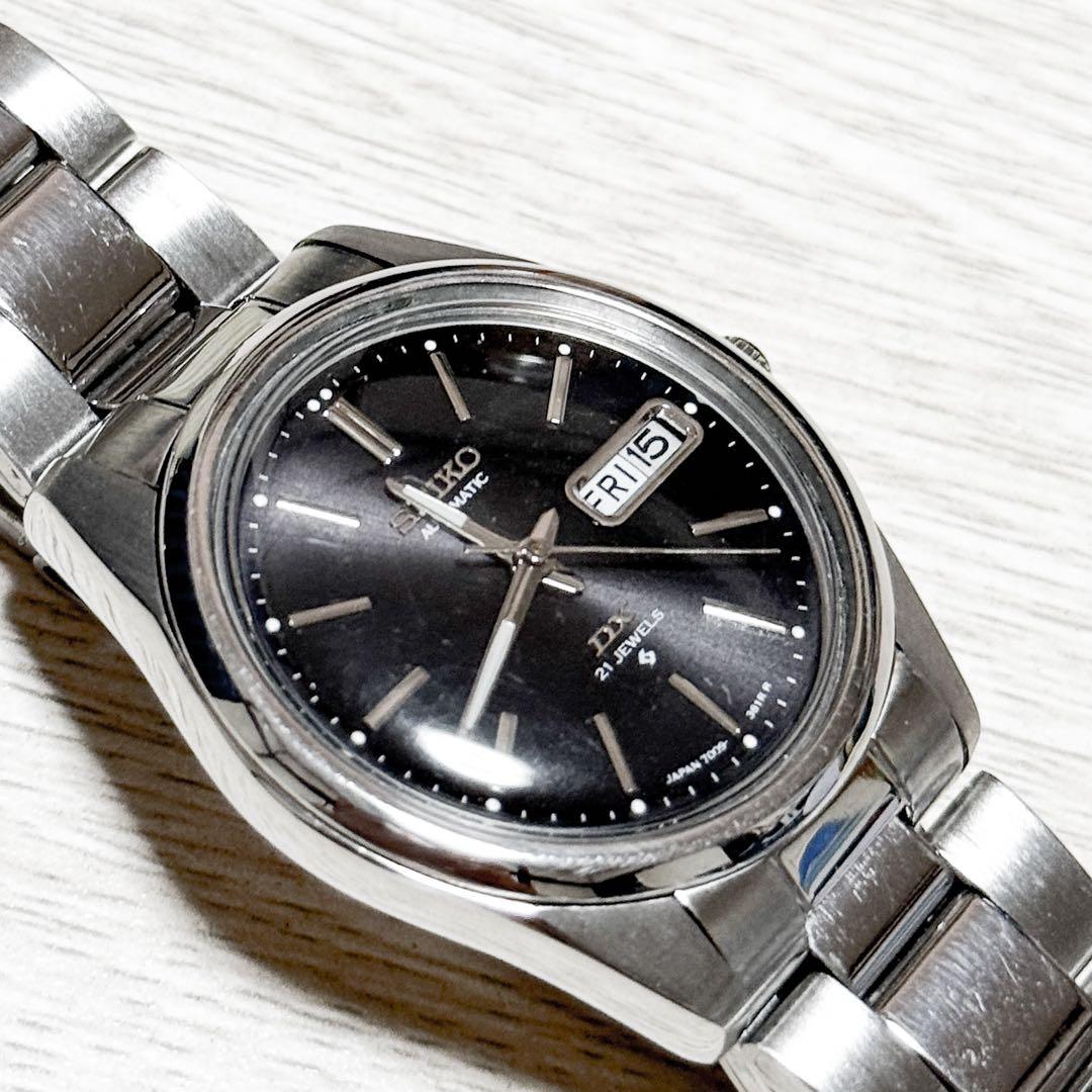 SEIKO DX automatic 21石 メタリックブラック