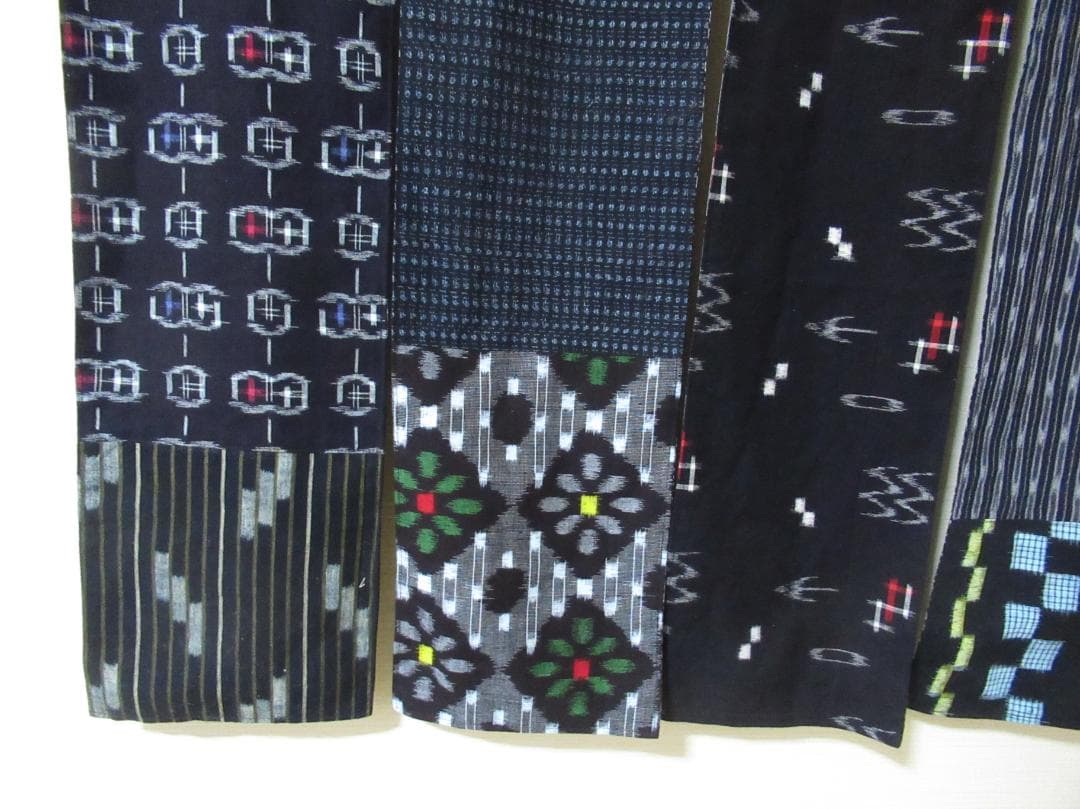 古布　絣の暖簾　ハンドメイド