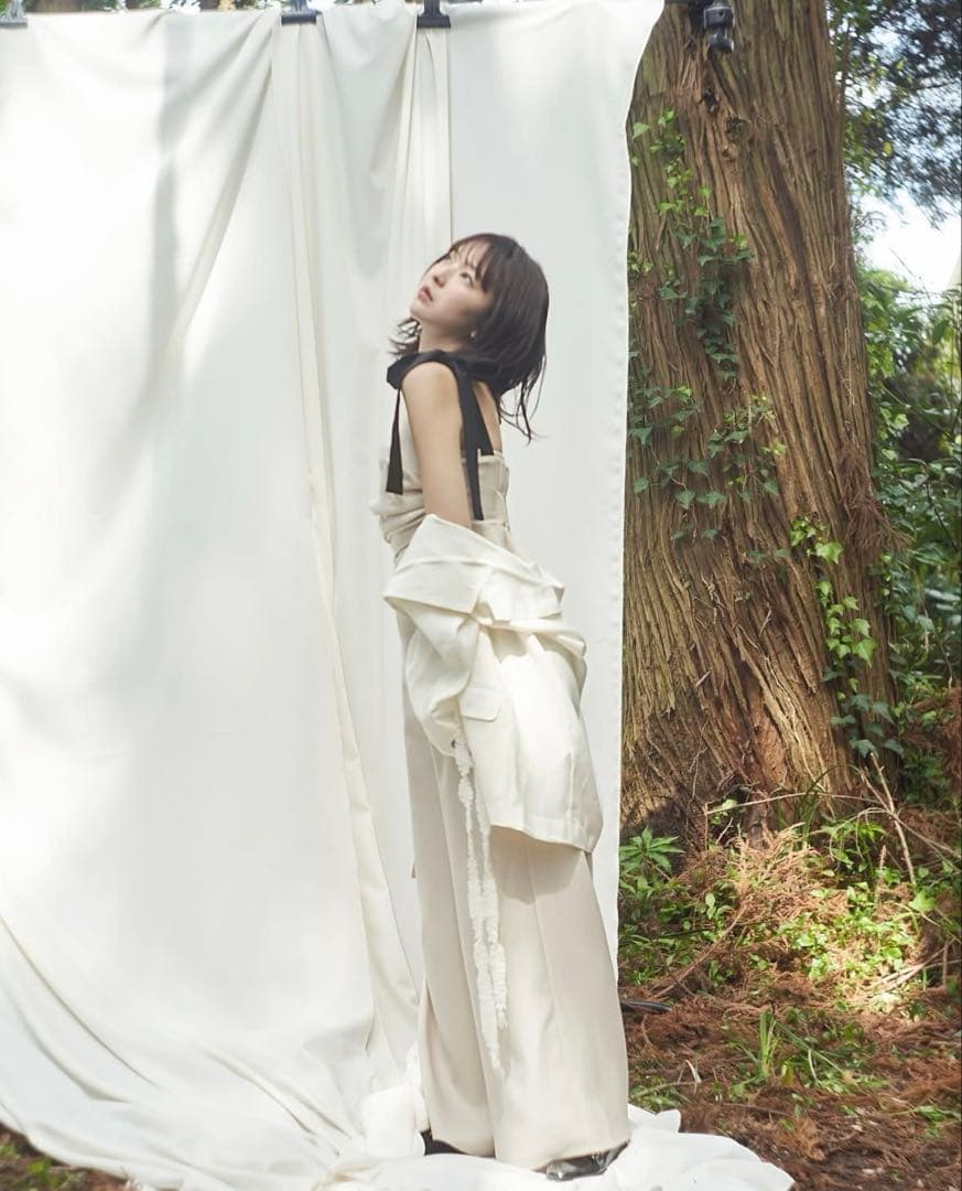 Andequal ribbon shoulder combinaiso タグ付