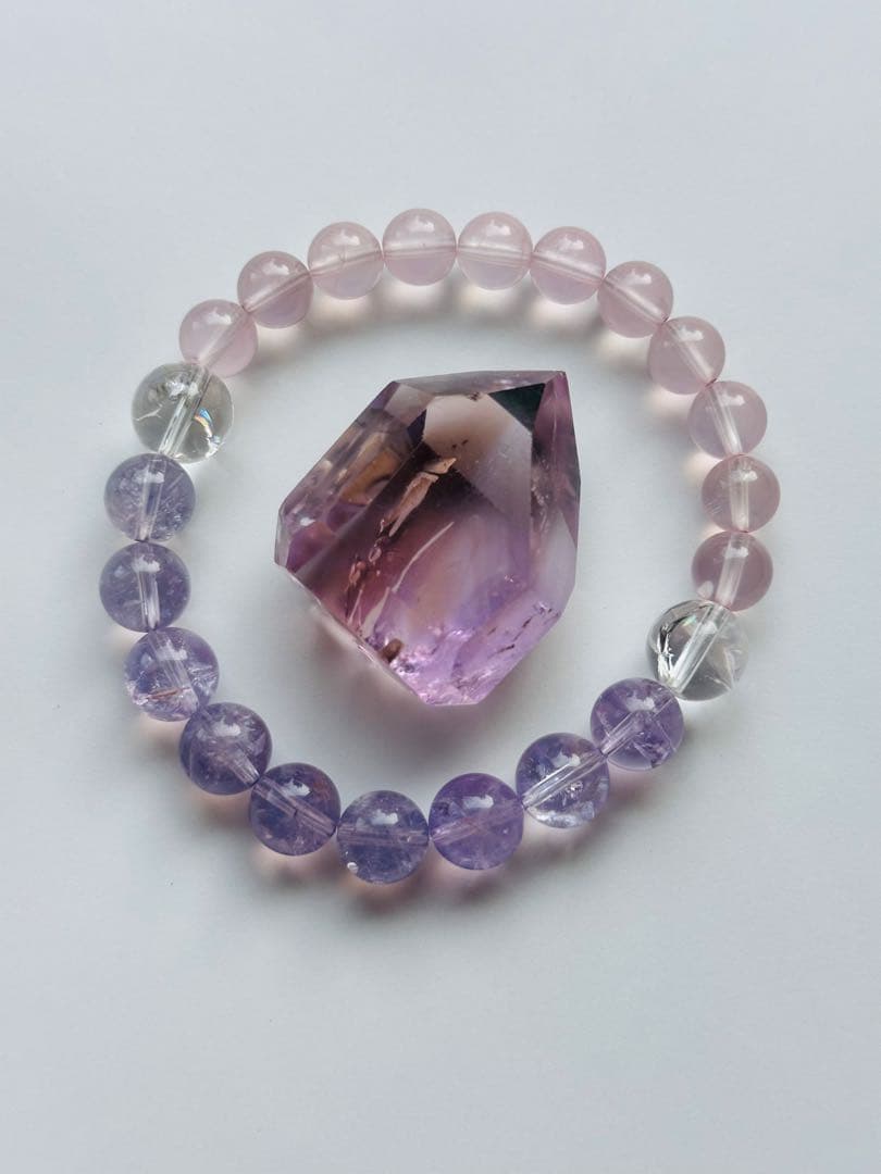 ユニドロブレスレット　パープル系