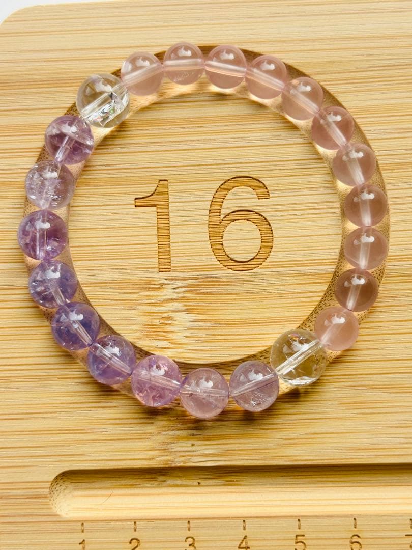 ユニドロブレスレット　パープル系