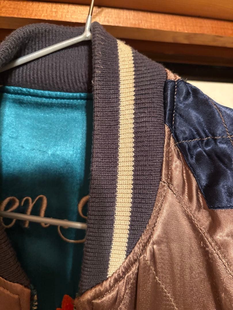 BRU NA BOINNE Chicken Heart 刺繍スカジャン