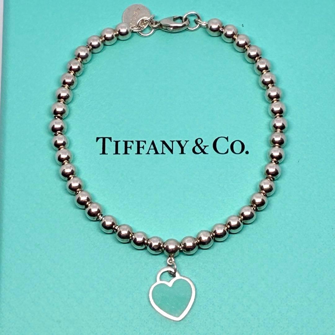 【美品】Tiffany ブレスレット リターントゥ ブレスレット ハートタグ