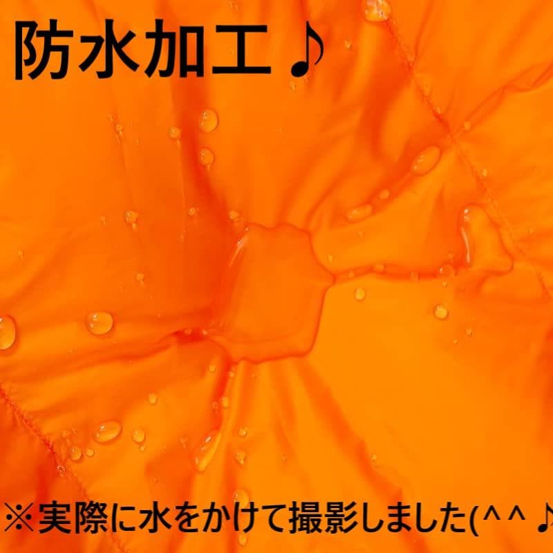 マミー型　寝袋　シュラフ グースダウン使用　アウトドア　オレンジ　1000g