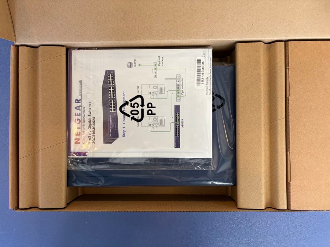 NETGEAR JGS516 16ポート ギガビットスイッチ