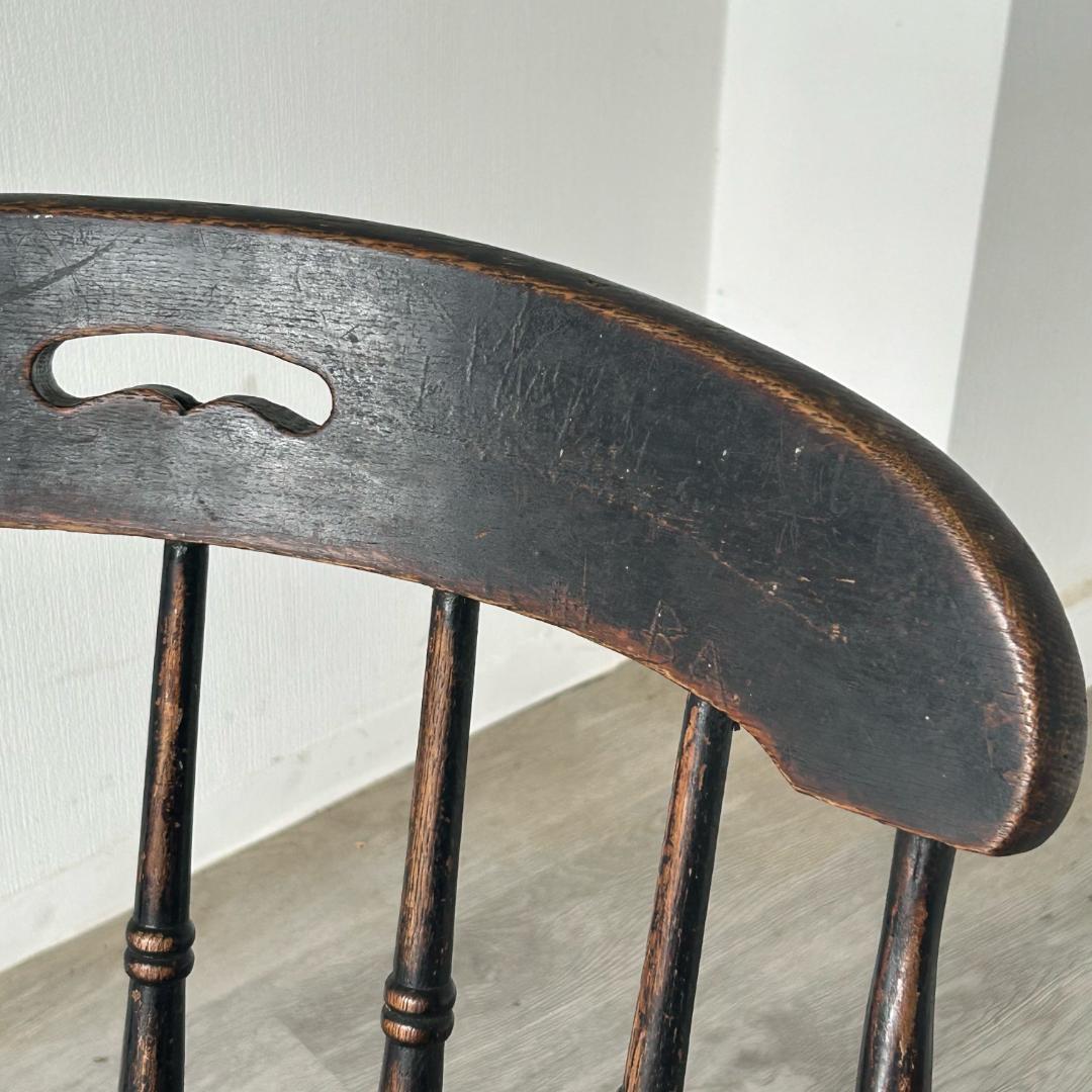 イギリス アンティーク 家具 アーム チェア 1900年頃 椅子 592A