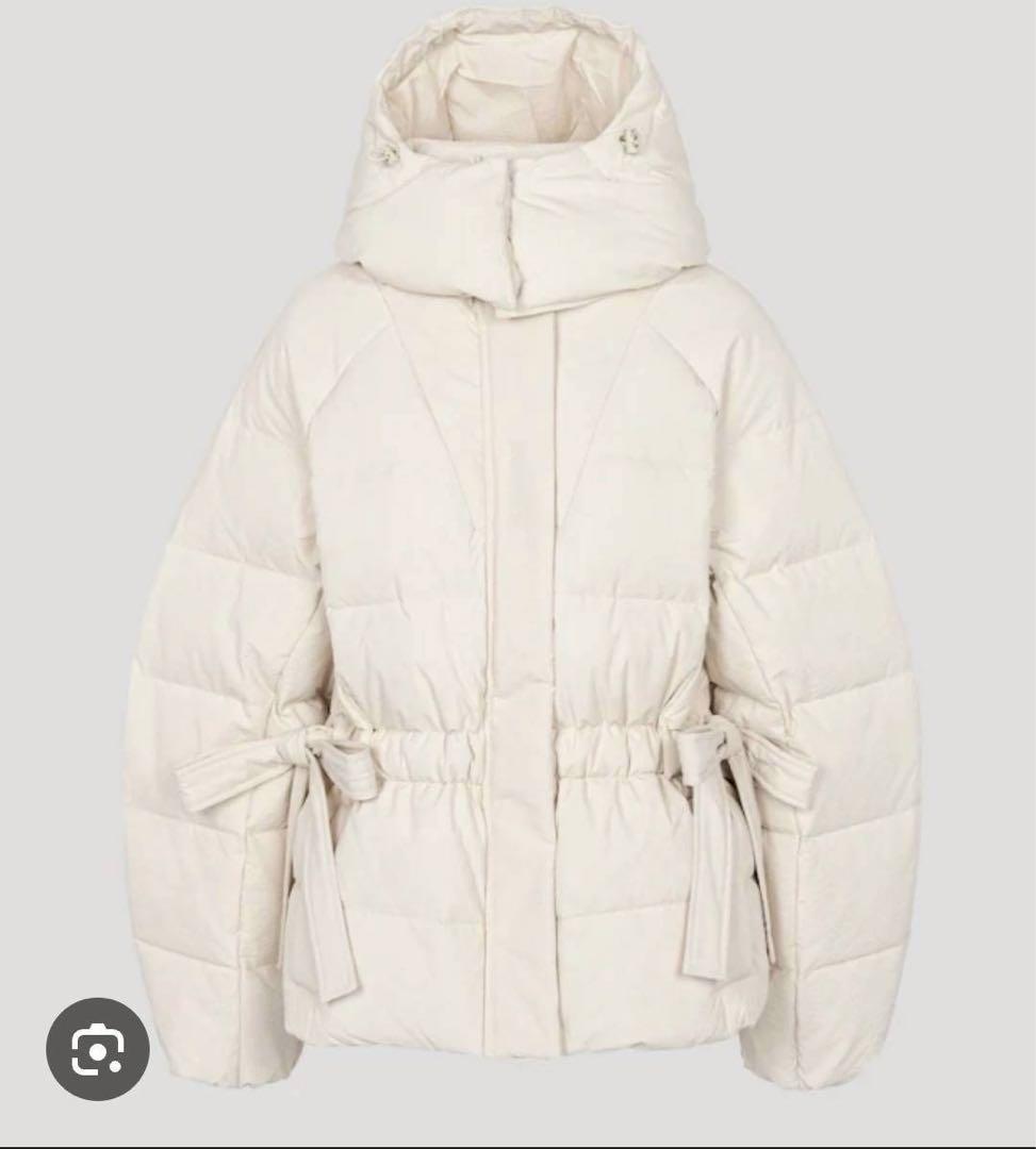 未使用級✨️24AW GANNI ダウン　コート　ジャケット　ベルト