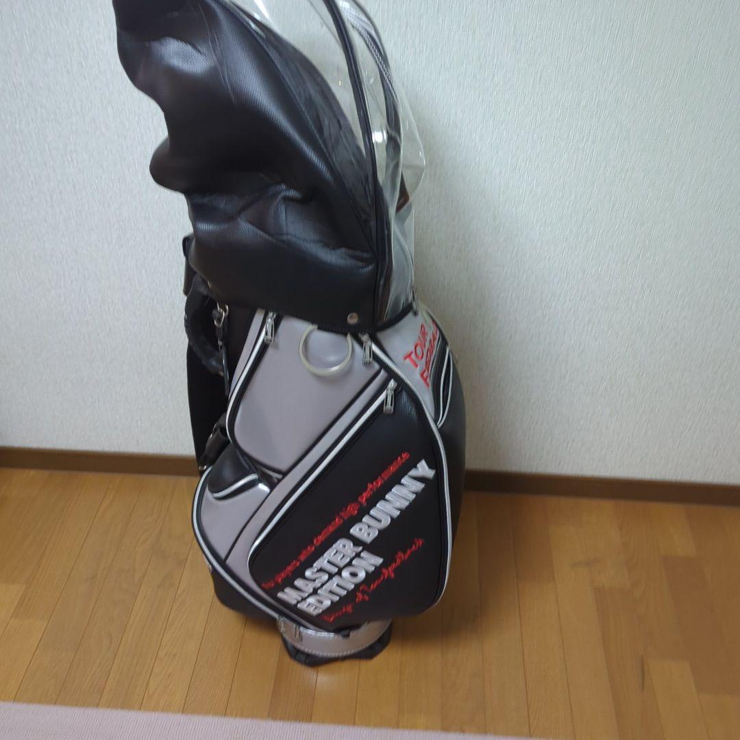 【美品】MASTER BUNNY EDITION ゴルフバッグ 黒×銀色