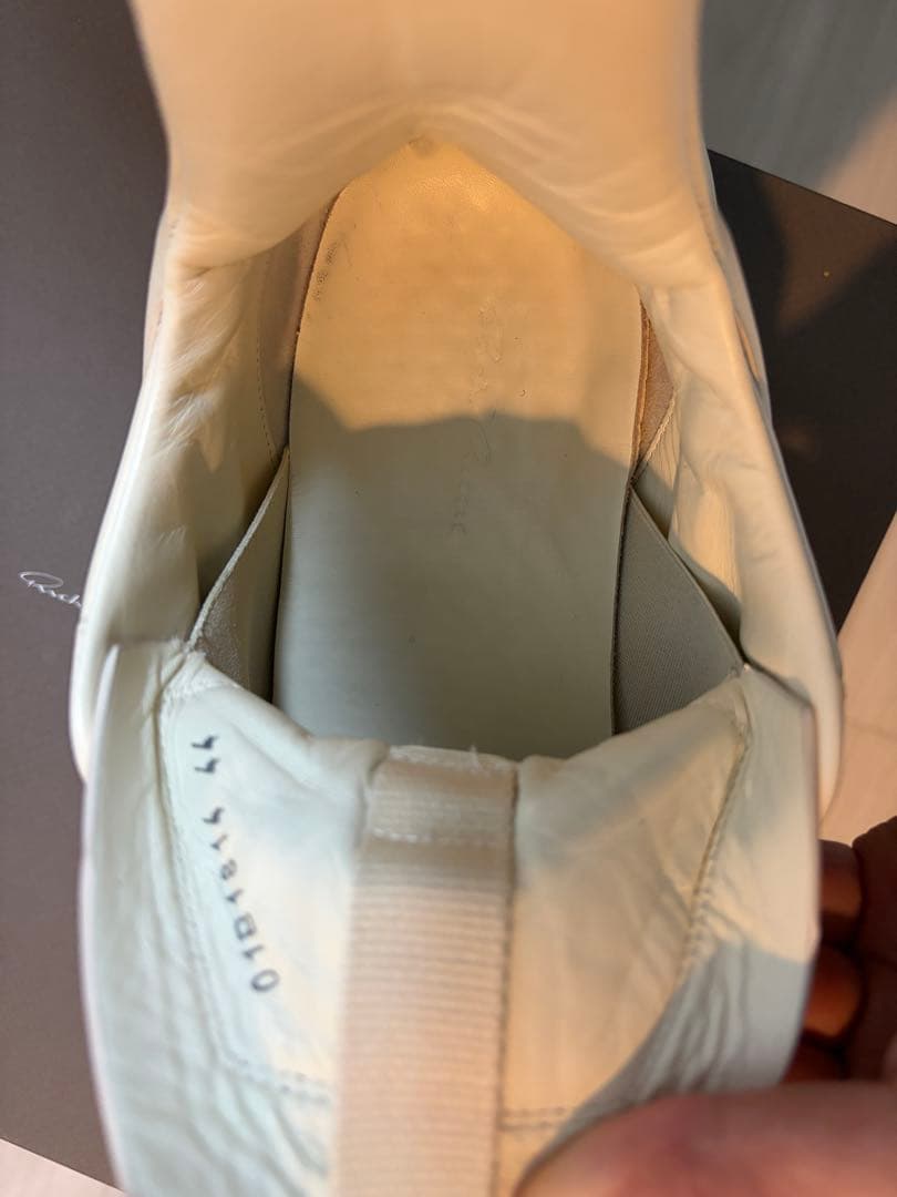 Rick Owens GETH RUNNER レザースニーカー
