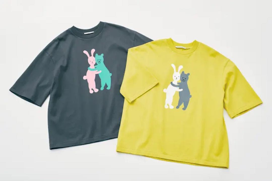 【新品】ミナペルホネン　calin ハーフスリーブカットソー　ユニセックス　XL