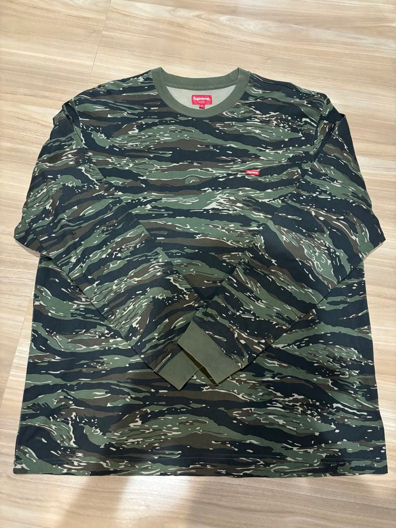 Supreme SMALL BOX L/S TEE XL タイガーカモ